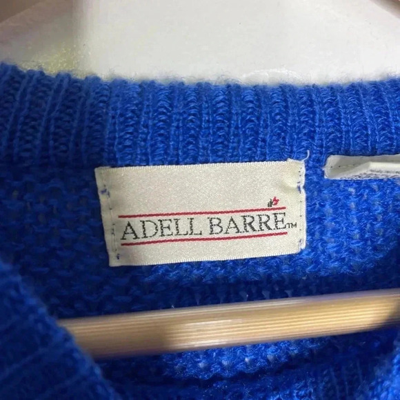 Adell barre Vintage Christmas Tree Holiday Sweater Size Medium - Picture 5 of 7